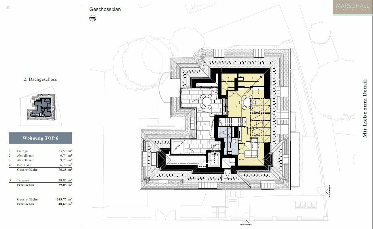 Thumbnail von Exquisites Penthouse in Döblinger Cottagevilla