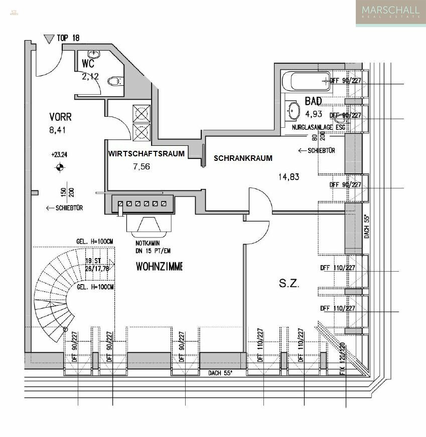 Thumbnail von Luxuspenthouse mit Terrassen in Toplage direkt bei der Wiener Staatsoper