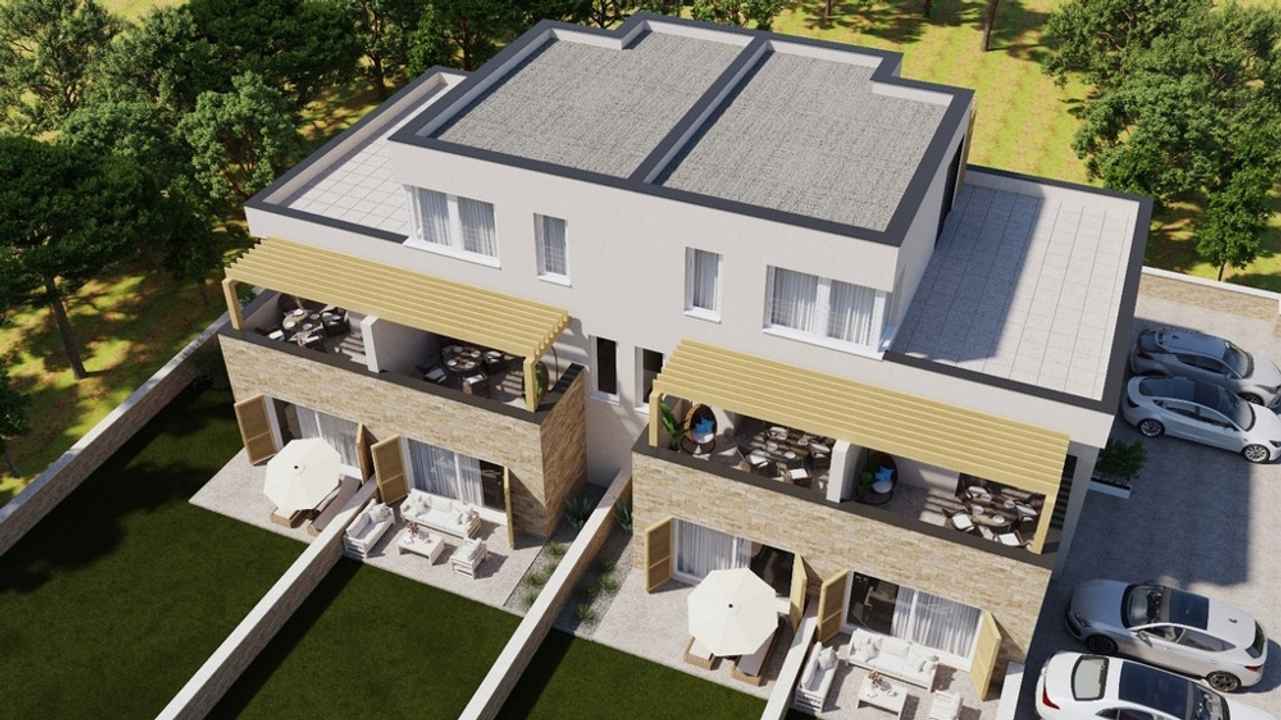 Maisonettewohnung mit Garten nahe dem Meer