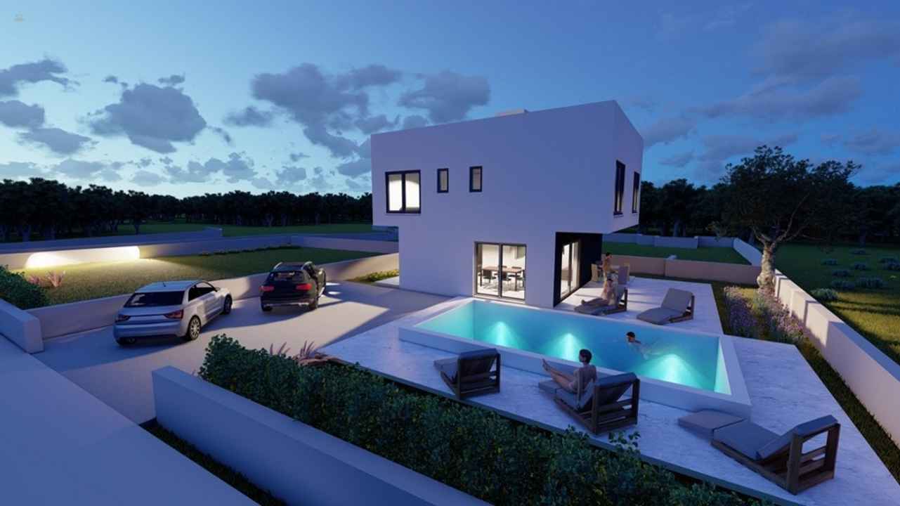 Moderne Neubau-Villa mit Swimmingpool