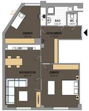 Thumbnail von Belagsfertige 3-Zimmer Wohnung in Toplage, Nähe Stephansplatz