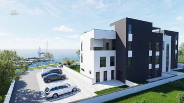 Thumbnail von Modernes Penthouse mit Dachterrasse in der 1. Reihe zum Meer