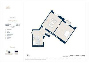 Thumbnail von Schöne 2-Zimmer Wohnung mit Balkon, Nähe Westbahnhof