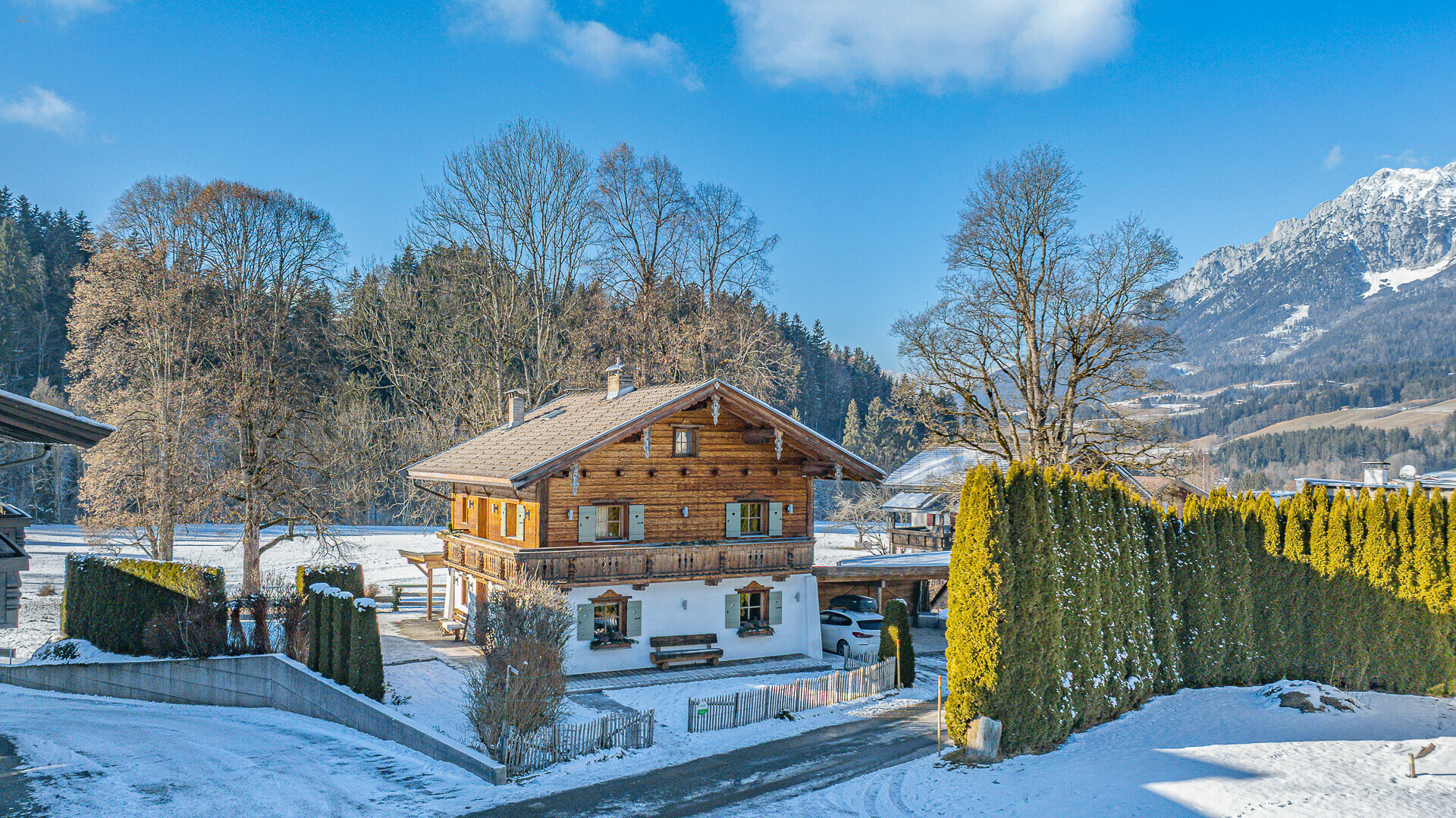 Gemütliches Alpenchalet in sonniger Ruhelage mit Kaiserblick