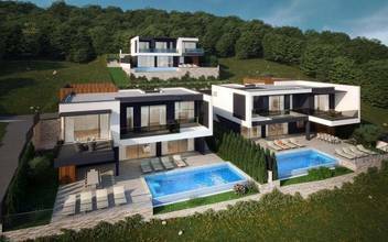 Thumbnail von Moderne Luxusvilla nahe dem Meer, Region Omis