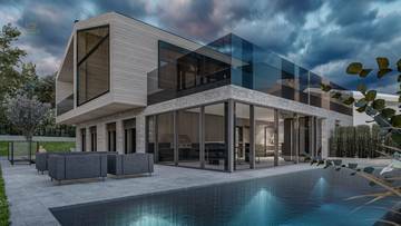 Thumbnail von Grundstück mit Planungsstudie am Fuße des Wilden Kaisers