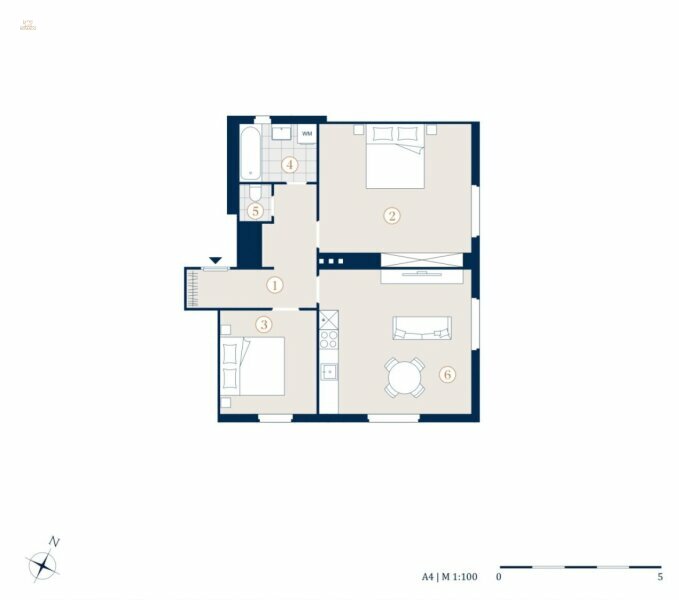 Thumbnail von Helle 3-Zimmer Wohnung, Nähe Meiselmarkt