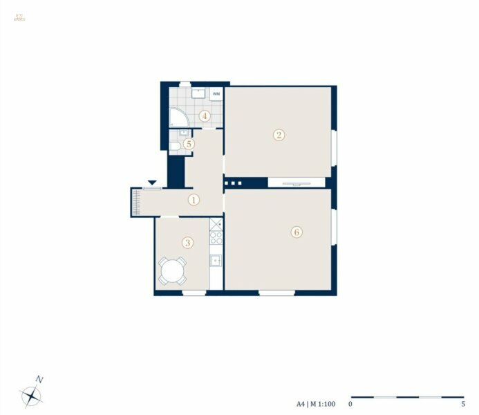 Thumbnail von Schöne 2-Zimmer Wohnung, Nähe Meiselmarkt