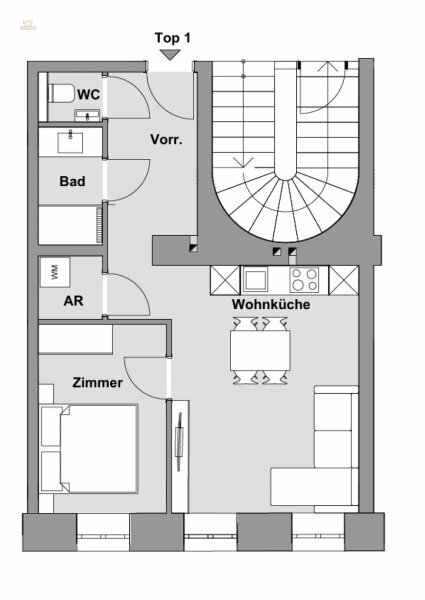 Thumbnail von Erstbezug 2-Zimmer Wohnung, Nähe Aumannplatz