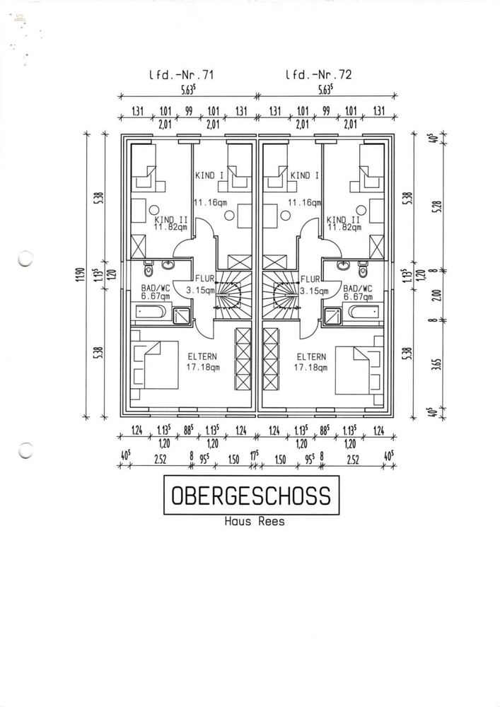 Thumbnail von Doppelhaushälfte in Schwafheim, Objekt 7177