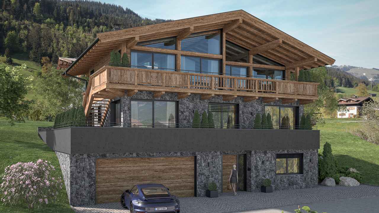 Neubau-Luxusvilla mit Kaiserblick in Toplage