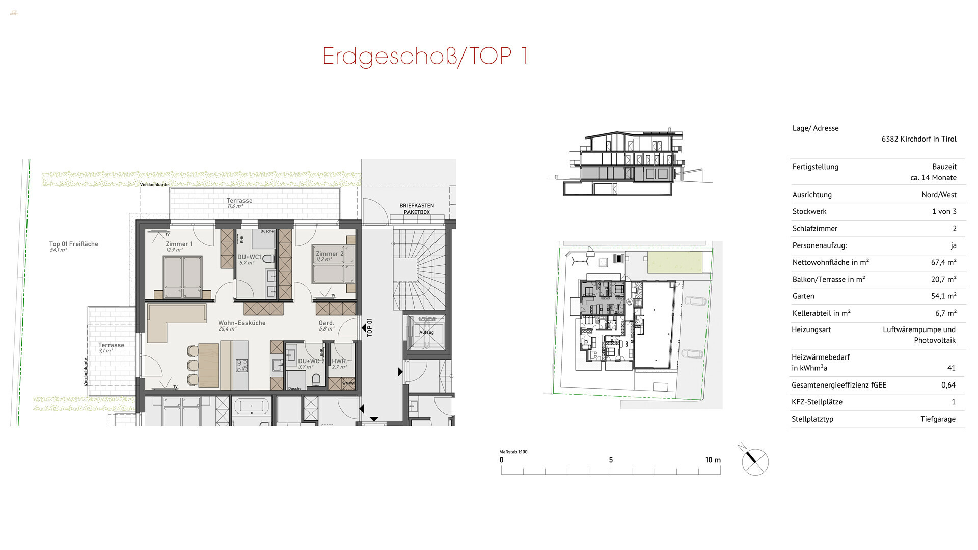 Thumbnail von K5 Top 1 - Gartenwohnung in exklusivem Neubau