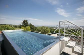 Thumbnail von Wunderschönes Penthouse mit Pool und prachtvollem Blick, Nähe Kahlenberg