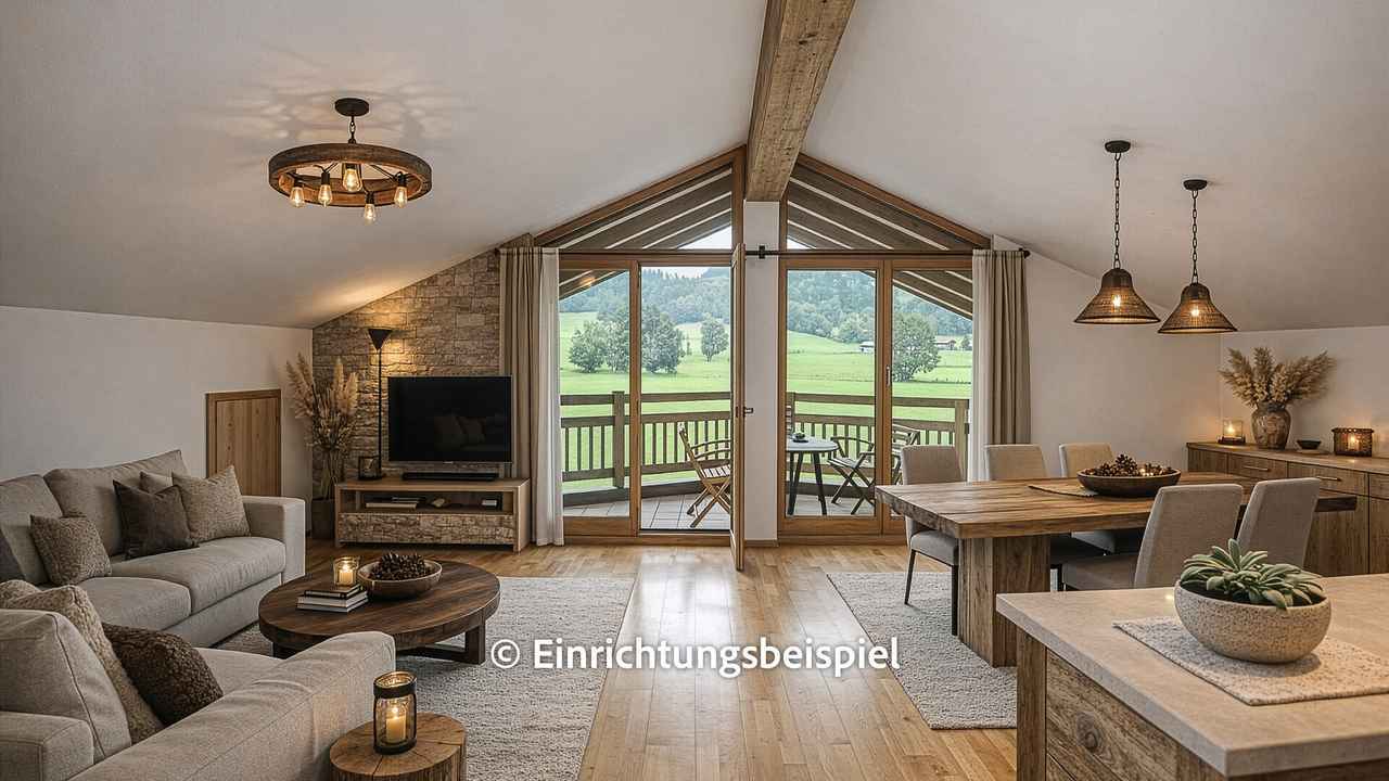 Dachgeschoss-Apartment mit schönem Ausblick