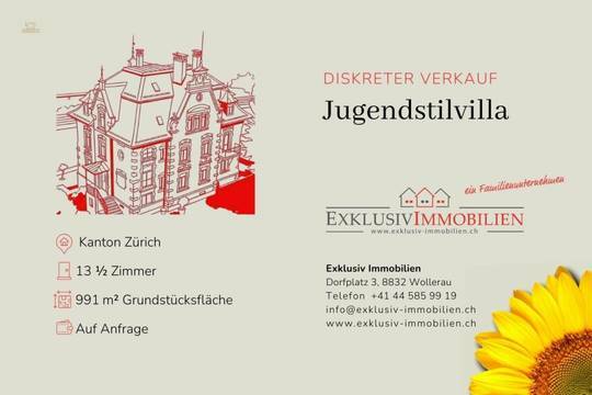 Jugendstilvilla mit Bootshaus
