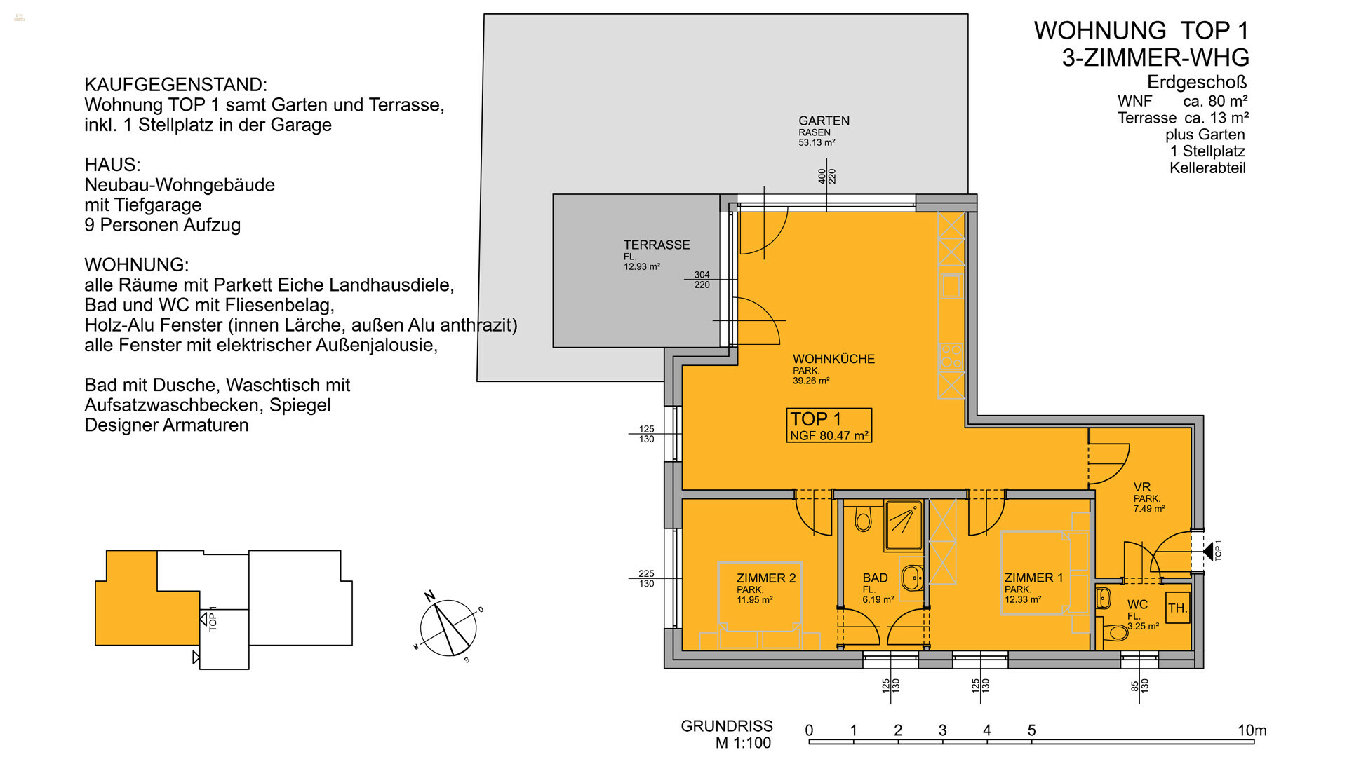 Thumbnail von ZENTRALE NEUBAUWOHNUNGEN - TOP 1
