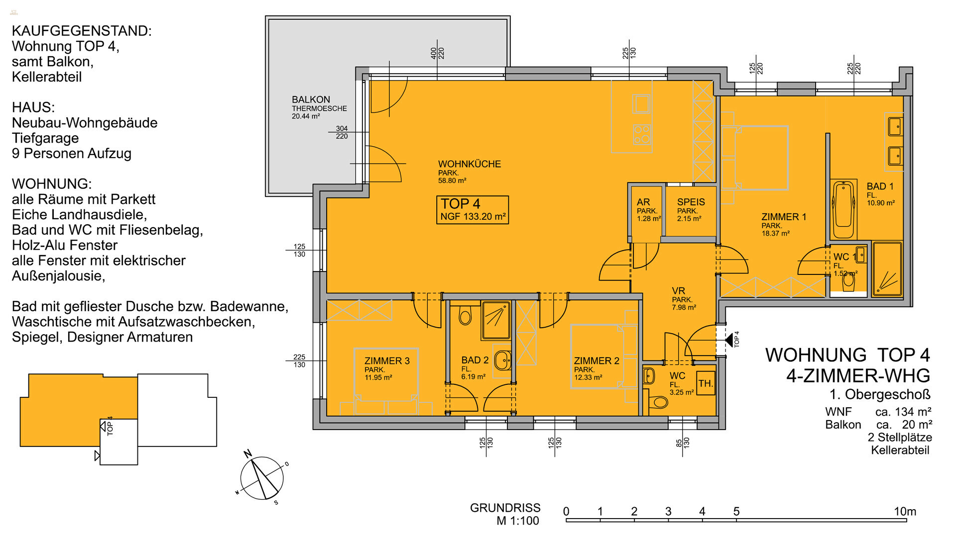 Thumbnail von ZENTRALE NEUBAUWOHNUNGEN - TOP 4