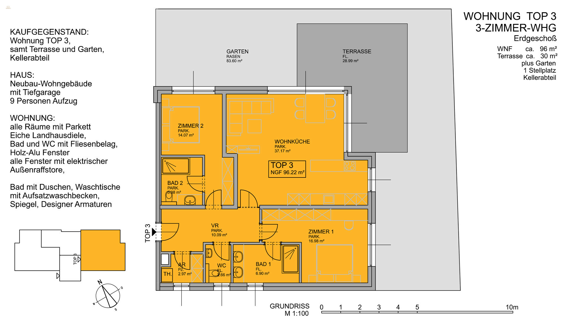 Thumbnail von ZENTRALE NEUBAUWOHNUNGEN - TOP 3