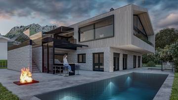 Thumbnail von Property with a planning study at the foot of the Wild Kaiser