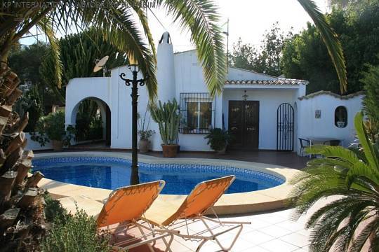 ***Möblierte Villa mit Meerblick in Calpe***