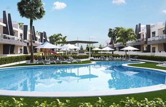 ***Komfortable 3-Zimmer-Erdgeschoss-Wohnungen mit Gemeinschaftspool nur 250 m vom Strand***