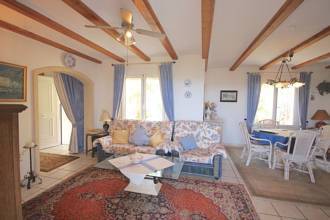 Thumbnail von ***Villa mit beheizbarem Pool und herrlichem Meerblick, 2 unabhängige Wohnungen, Zentralheizung , Kamin, Alarmanlage, Carport, Terrasse etc.***