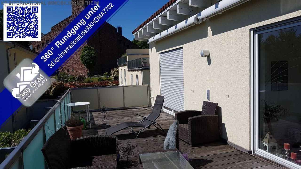 ***HOFHEIM: büyük çatı terasıyla güzel 2 odalı PENTHOUSE daire***