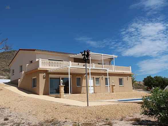 ***Villa mit einmaligem Panoramablick auf das Meer, die Küste, die Stadt Alicante und die Berge***
