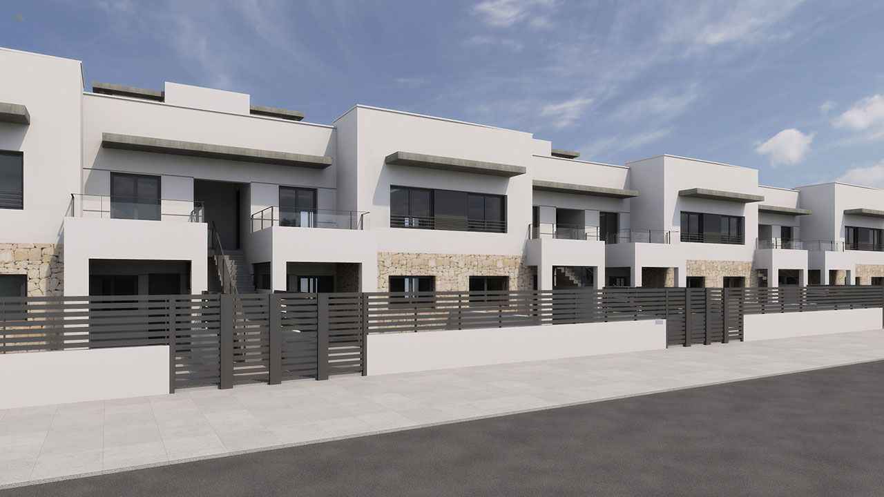 ***Wunderschöne 4-Zimmer-Erdgeschoss-Wohnungen in Aguas Nuevas nur 2 km vom Meer***