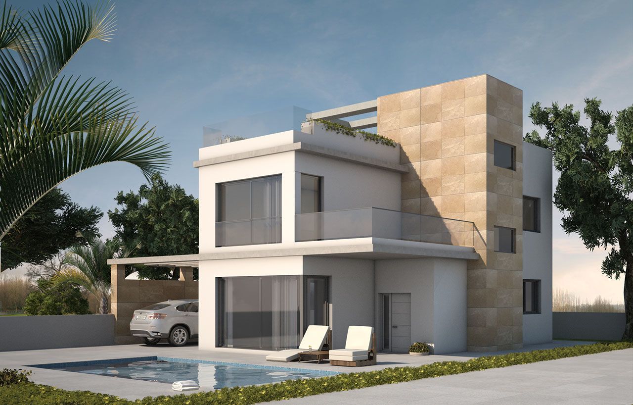 ***Exklusive Villen mit 3 oder 4 Schlafzimmern, Meerblick und mit Privatpool***