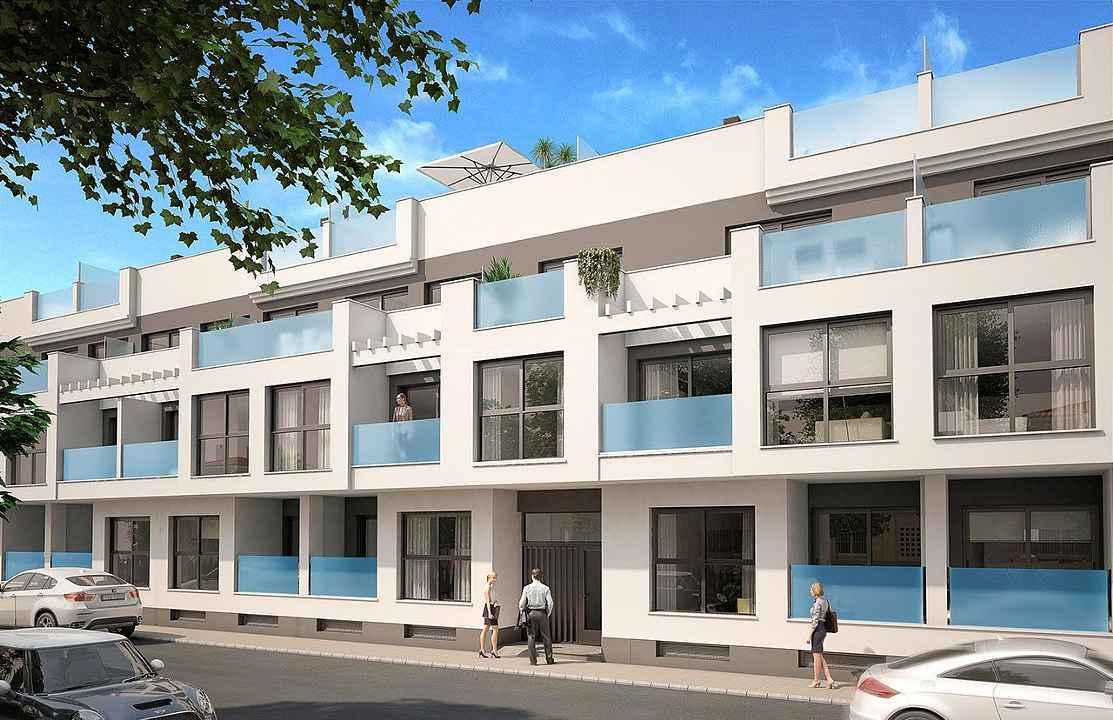 ***Moderne 3-Zimmer-Penthouse-Wohnungen mit Gemeinschaftspool nur 700 m vom Strand***