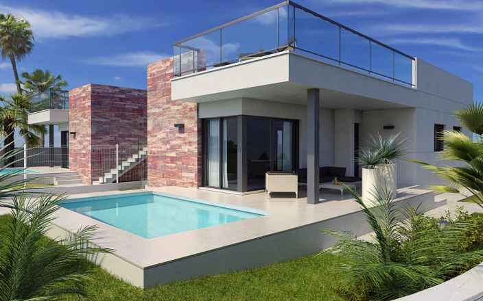 ***Schöne Neubauvillen in Els Poblets, 3 Schlafzimmer, 2 Badezimmer***