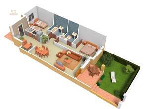 Thumbnail von ***Erdgeschosswohnung mit kleinem Vorgarten 2 Schlafzimmer 2 Badezimmer als Neubau mit sofortiger Bezugsfähigkeit***