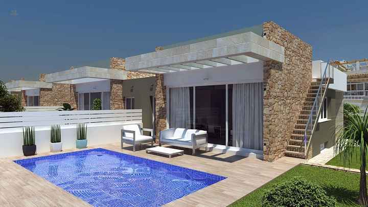 ***Exklusive Einfamilienhäuser mit Privatpool nur 300 m vom Meer***