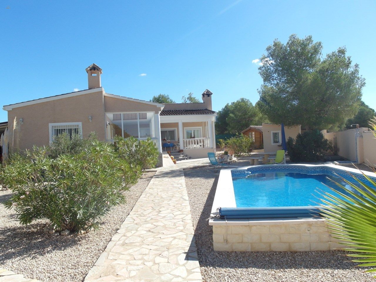 ***Bei Alicante, Landvilla in Tibi mit Gästeapartment, Pool und sehr schönem Panoramablick***