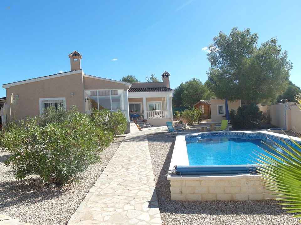 ***Bei Alicante, Landvilla in Tibi mit Gästeapartment, Pool und sehr schönem Panoramablick***