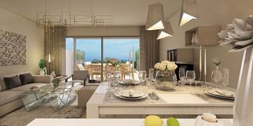 Thumbnail von ***Neubau-Reihenvillen mit 3 Schlafzimmern und herrlichen Panoramablick auf den Golfplatz und das Meer***