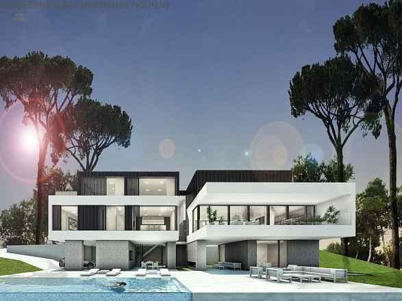 ***MODERNE NEUE VILLEN MIT MEERBLICK IN LA MAIRENA IN MARBELLA***