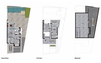 Thumbnail von ***Großzügige und elegante dreigeschossige Villen mit 3 Schlafzimmern, privatem Pool und Meerblick***