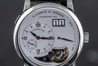 Thumbnail von A. Lange & Söhne Lange 1 limited Tourbillon | 704.025 | in 950 Platinum | 150 pieces
