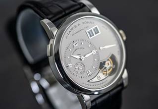 Thumbnail von A. Lange & Söhne Lange 1 limited Tourbillon | 704.025 | in 950 Platinum | 150 pieces