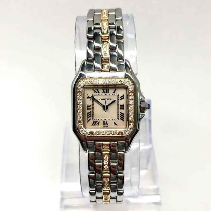  Cartier Panthère 23mm 1 Row Gold 0.66TCW Diamond Watch </h1> 