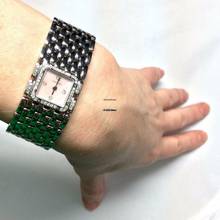 Thumbnail von Cartier Luxury Ladies Watch with Diamond Bezel and Rubin Bracelet </h1>