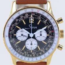 Thumbnail von Sinn 903 Navigationsuhr 903 PL Chronograph 41,5 mm Lemania 1873 vergoldet extrem rar </h1>