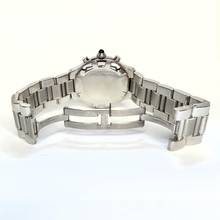 Thumbnail von Cartier 21 Chronoscaph Quartz Steel 38mm 3.10TCW Diamond Watch </h1>