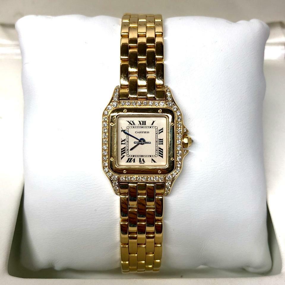  Cartier Panthère 23mm 18K Yellow Gold 0.88TCW DIAMOND Watch </h1> 