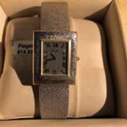 Sehr seltene Piaget 18 Karat Weissgolduhr 