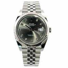 Thumbnail von Rolex Datejust 41 Edelstahl Weißgold 126334 Rhodium Diamant Jubile </h1>