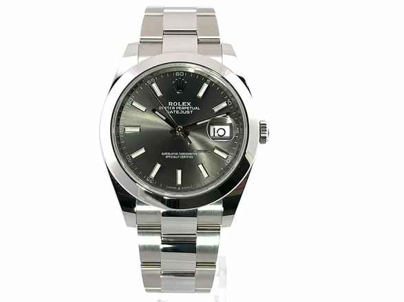  Rolex Datejust 41 Ref. 126300 Edelstahl Rhodium Index Oyster-Band </h1> 