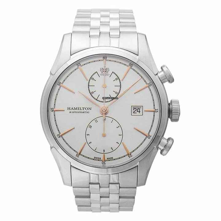  Hamilton Spirit of Liberty H32416181 - American Classic Automatic Silver Dial Stainless steel Men's Watch </h1> 